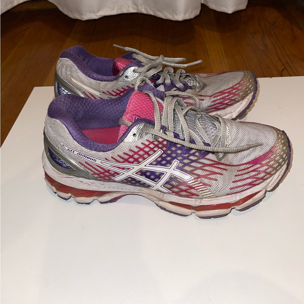 Asics Gel Nimbus Running Shoes Fluid Ride Athletic Sneakers Women’s Size 8